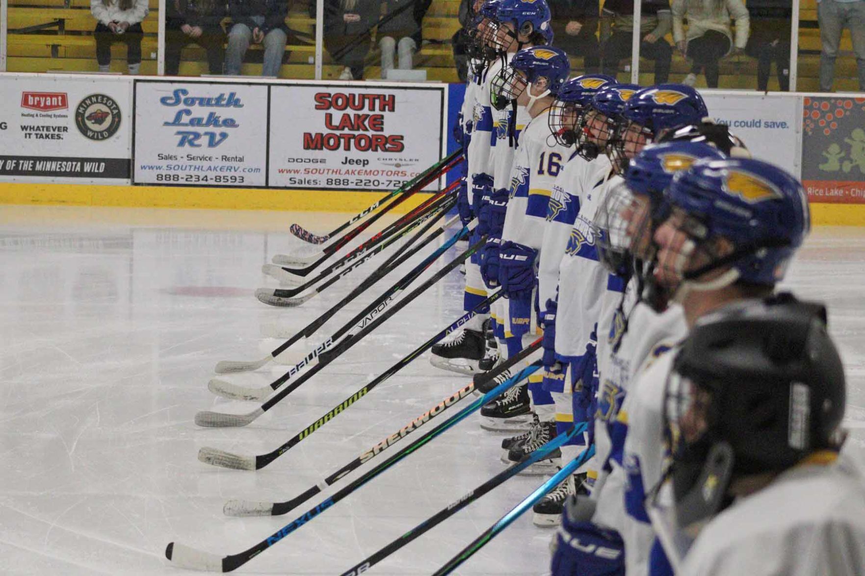 Rice Lake boys hockey vs. Hayward 12-17-22